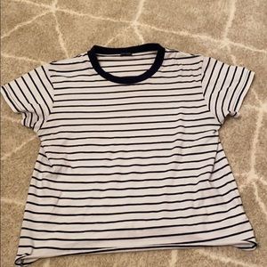 blue and white striped shirt from brandy melville